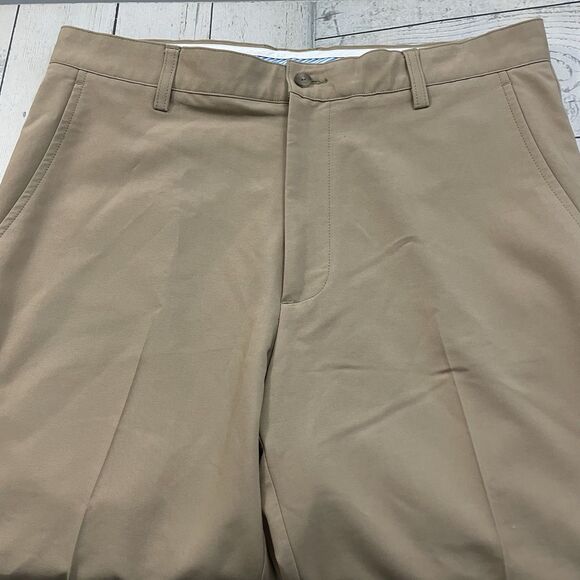 FootJoy Men's W34 x L30 Tan Straight Leg Flat Front Casual Golf Pants - Picture 4 of 9